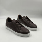 NOVARO – Sneakers en Cuir Véritable