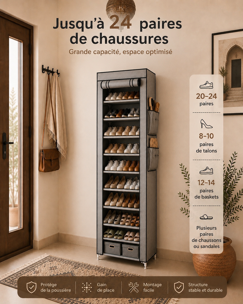 Armoire de Rangement à Chaussures