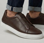 NOVARO – Sneakers en Cuir Véritable