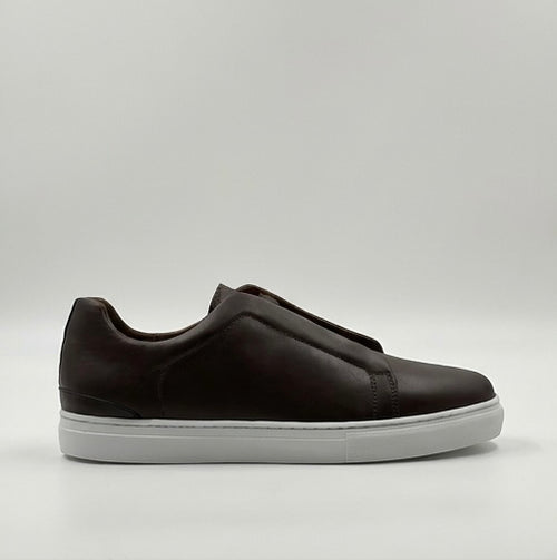 NOVARO – Sneakers en Cuir Véritable